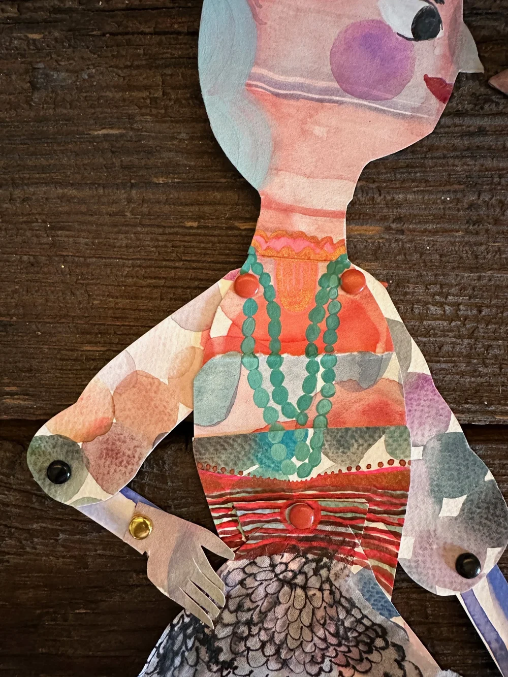 Paper Dolls & Mobiles: A Watercolor & Paper Cutting Workshop for